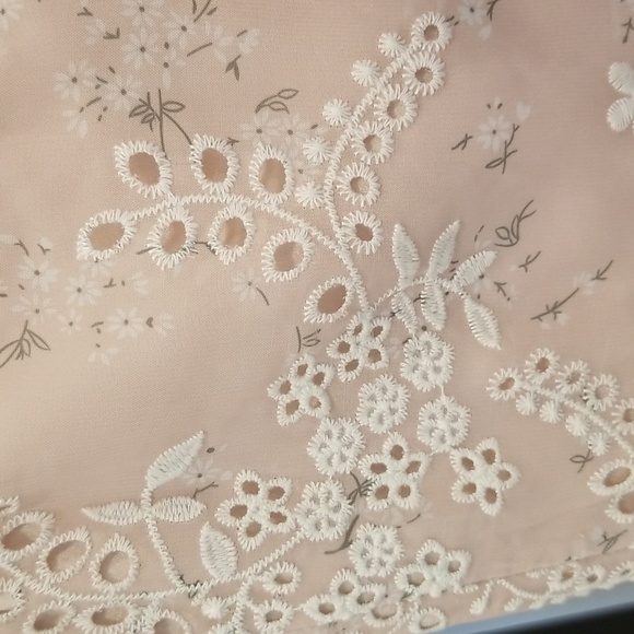 💕DRESS THE POPULATION💕 River Off the Shoulder Tiered Hem Dress ~ Blush XS NWT - Picture 11 of 15